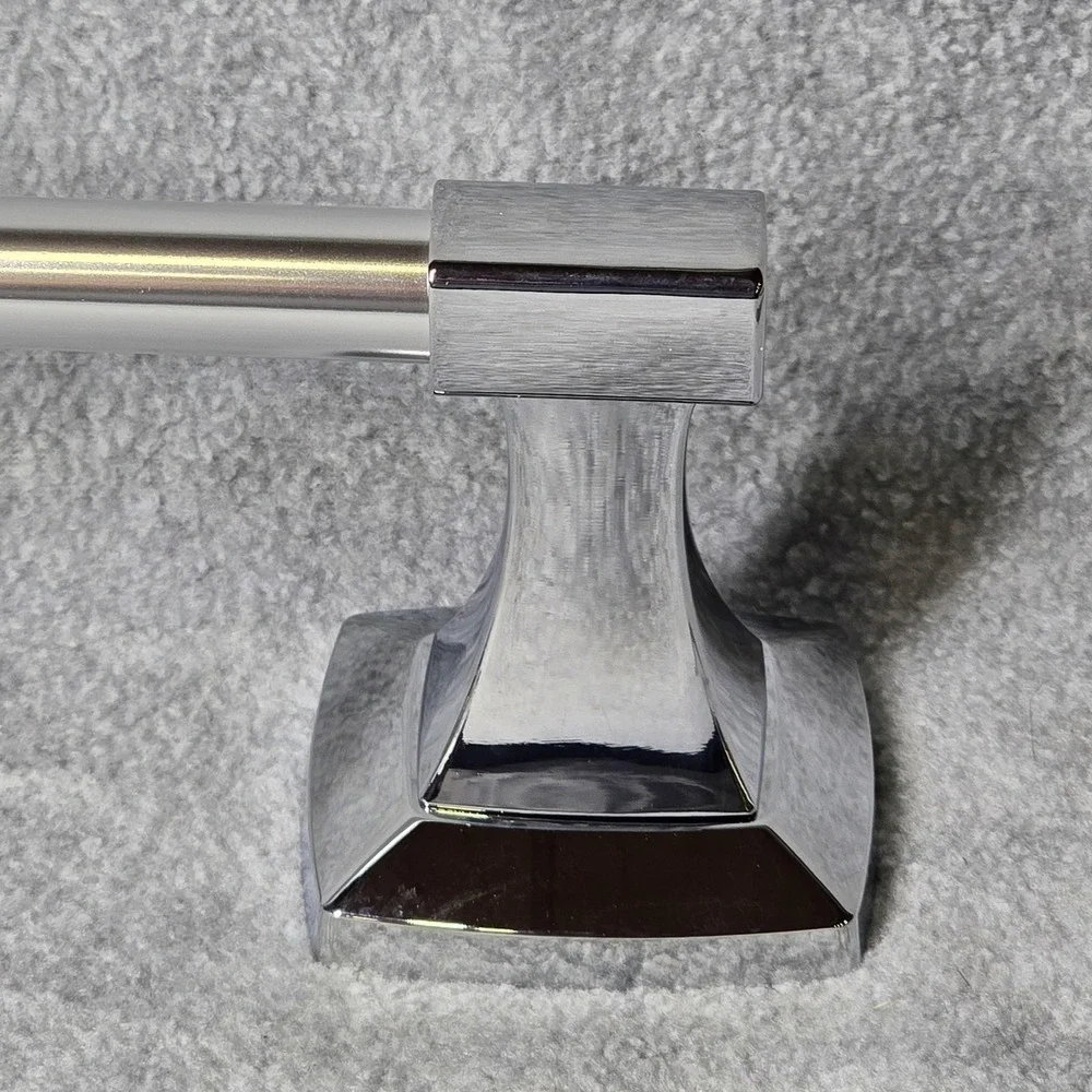 Delta Portwood Toilet Paper Holder Chrome Wall Mount Bathroom Hardware Set